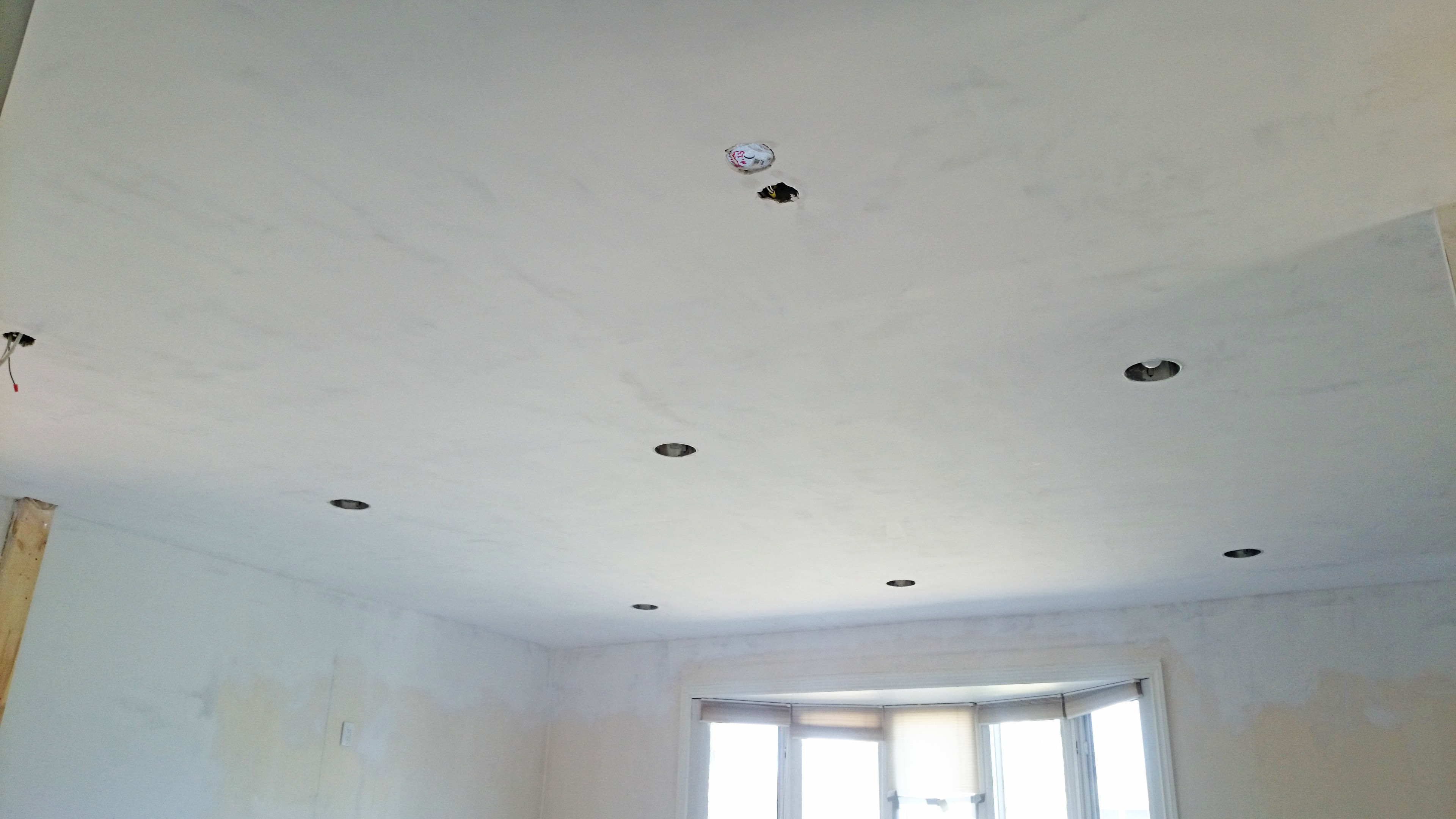 A ceiling repaired by Moncast in Hamilton