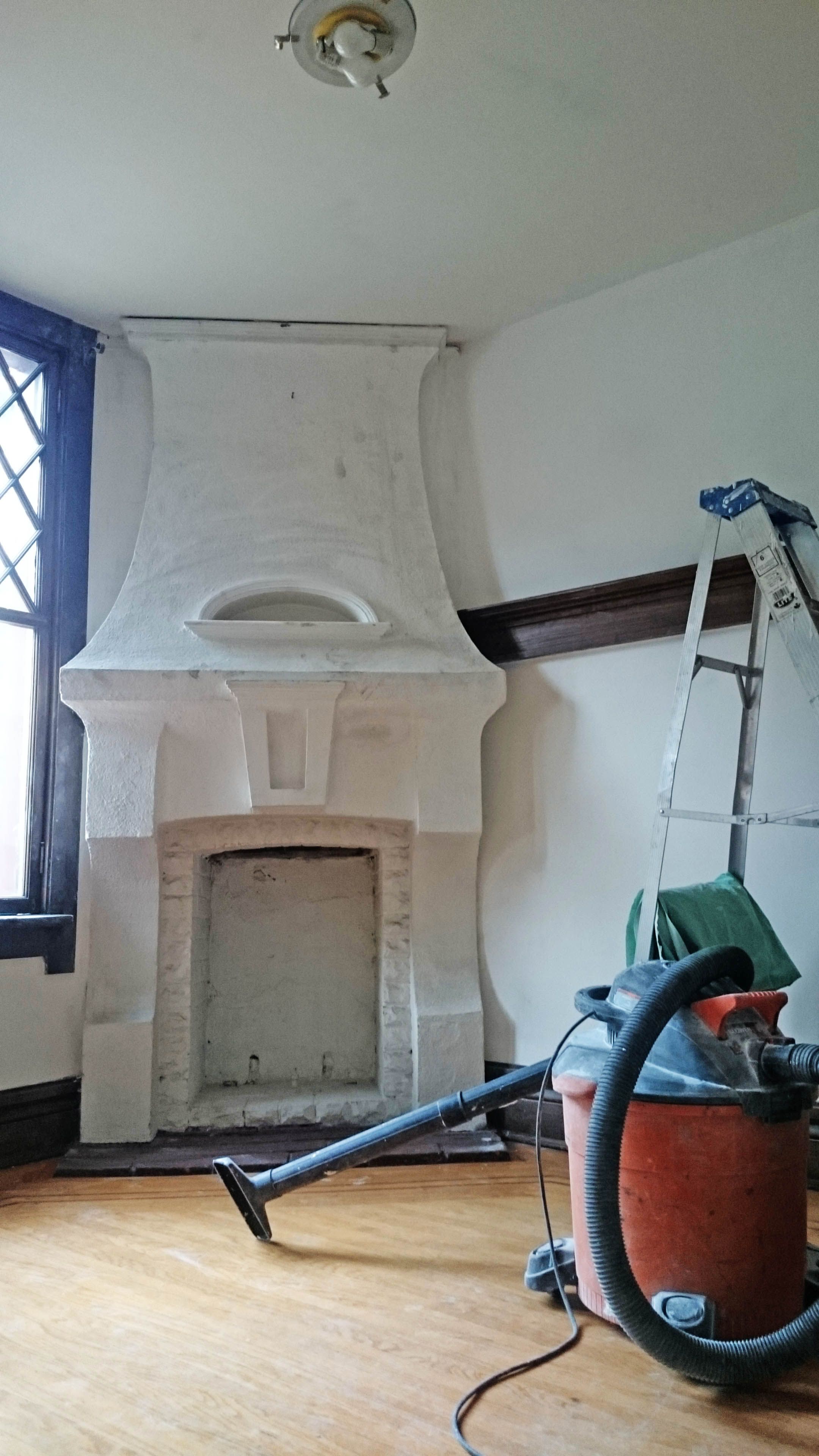 Durand Tudor Hearth Ceiling Wall Repair Finishing